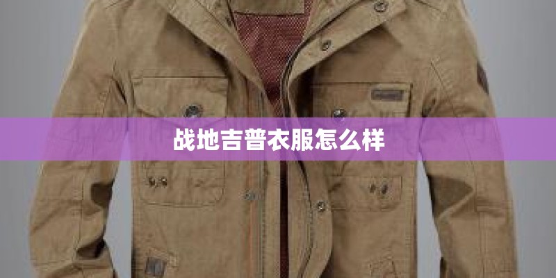 战地吉普衣服怎么样 战地吉普衣服怎么样