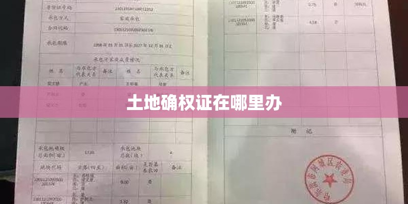 土地确权证在哪里办 土地确权证在哪里办
