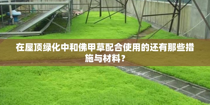 在屋顶绿化中和佛甲草配合使用的还有那些措施与材料？